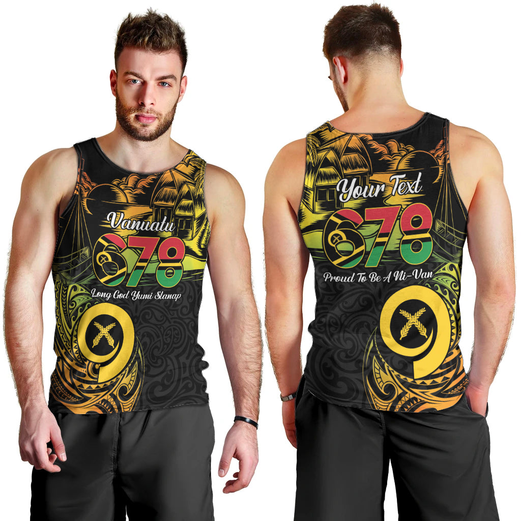 Personalised Vanuatu 678 Men Tank Top Proud To Be A Ni-Van