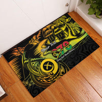 Personalised Vanuatu 678 Rubber Doormat Proud To Be A Ni-Van