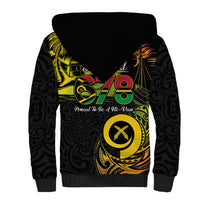 Personalised Vanuatu 678 Sherpa Hoodie Proud To Be A Ni-Van