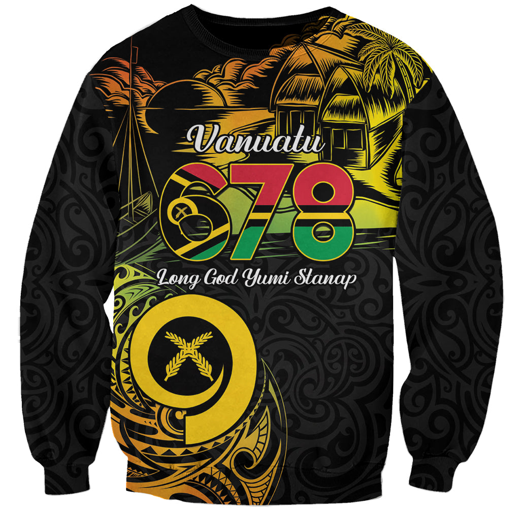 Personalised Vanuatu 678 Sweatshirt Proud To Be A Ni-Van