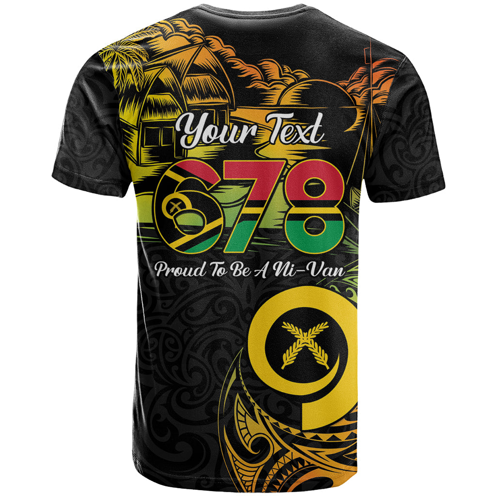 Personalised Vanuatu 678 T Shirt Proud To Be A Ni-Van