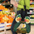 Vanuatu Triton's Trumpet Grocery Bag Tropical Flowers Vanuatuan Map