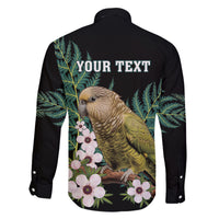 Personalised New Zealand Kakapo Family Matching Mermaid Dress and Hawaiian Shirt Aotearoa Fern With Manuka LT14 - Polynesian Pride