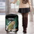 Personalised New Zealand Kakapo Luggage Cover Aotearoa Fern With Manuka