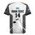 Custom Fiji Tapa Rugby Rugby Jersey Flying Fijian Black And White Version