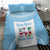 Custom Fiji Tapa Rugby Bedding Set Flying Fijian Blue And White Version