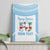 Custom Fiji Tapa Rugby Canvas Wall Art Flying Fijian Blue And White Version