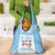 Custom Fiji Tapa Rugby Grocery Bag Flying Fijian Blue And White Version