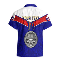 Personalised American Samoa Football Hawaiian Shirt Polynesian Sporty Style LT14 - Polynesian Pride