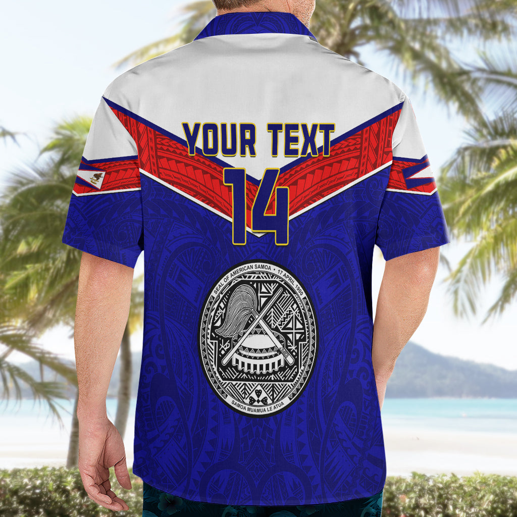Personalised American Samoa Football Hawaiian Shirt Polynesian Sporty Style LT14 - Polynesian Pride