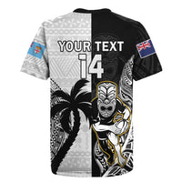 Custom Fiji And New Zealand Rugby Rugby Jersey Aotearoa Silver Fern Mix Fijian Tapa Pattern LT14 - Polynesian Pride