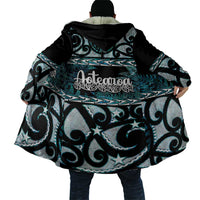Kia Ora New Zealand Cloak Aotearoa Proud Maori Paua Shell Silver Fern - Polynesian Pride