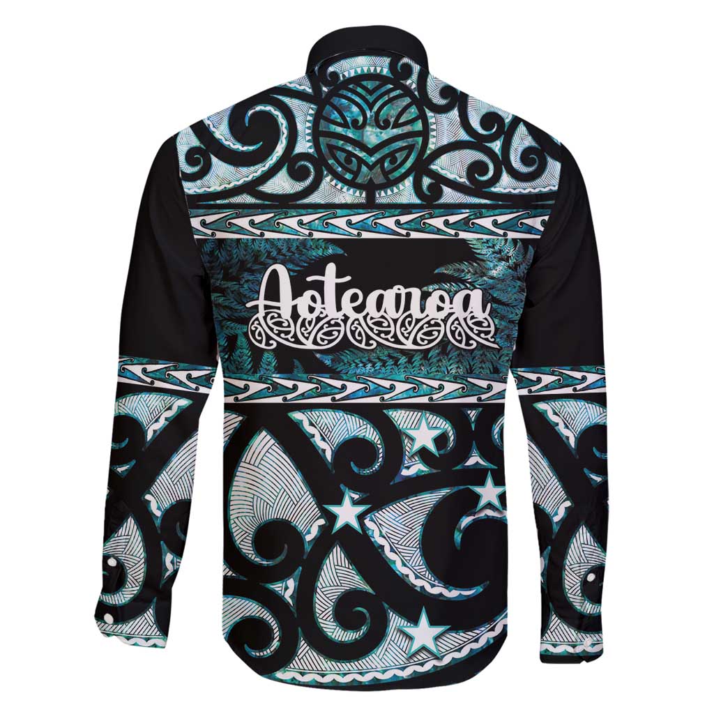 Kia Ora New Zealand Family Matching Puletasi and Hawaiian Shirt Aotearoa Proud Maori Paua Shell Silver Fern LT14 - Polynesian Pride