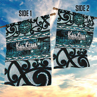 Kia Ora New Zealand Garden Flag Aotearoa Proud Maori Paua Shell Silver Fern - Polynesian Pride