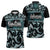 Kia Ora New Zealand Zipper Polo Shirt Aotearoa Proud Maori Paua Shell Silver Fern - Polynesian Pride