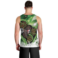 Piwakawaka New Zealand Christmas In July Men Tank Top NZ Aroha Koru Fern Marble Vibes LT14 - Polynesian Pride