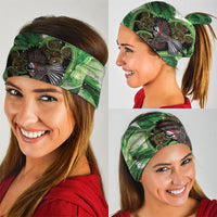 Piwakawaka New Zealand Christmas In July Neck Gaiter NZ Aroha Koru Fern Marble Vibes LT14 - Polynesian Pride