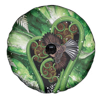Piwakawaka New Zealand Christmas In July Spare Tire Cover NZ Aroha Koru Fern Marble Vibes LT14 - Polynesian Pride