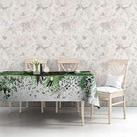 Piwakawaka New Zealand Christmas In July Tablecloth NZ Aroha Koru Fern Marble Vibes