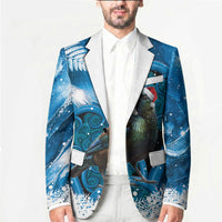 Tui Bird New Zealand Christmas In July Blazer NZ Aroha Koru Fern Marble Vibes LT14 - Polynesian Pride