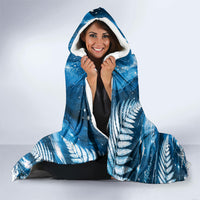 Tui Bird New Zealand Christmas In July Hooded Blanket NZ Aroha Koru Fern Marble Vibes LT14 - Polynesian Pride