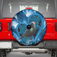 Tui Bird New Zealand Christmas In July Spare Tire Cover NZ Aroha Koru Fern Marble Vibes LT14 - Polynesian Pride