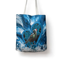 Tui Bird New Zealand Christmas In July Tote Bag NZ Aroha Koru Fern Marble Vibes LT14 - Polynesian Pride