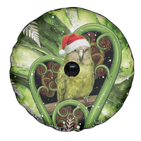 Kakapo New Zealand Christmas In July Spare Tire Cover NZ Aroha Koru Fern Marble Vibes LT14 - Polynesian Pride