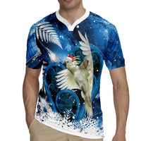 Sulphur-crested Cockatoo New Zealand Christmas In July Rugby Jersey NZ Aroha Koru Fern Marble Vibes LT14 - Polynesian Pride