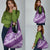 Vintage Purple Polynesia Grocery Bag Plumeria With Hibiscus Tropical Vibes