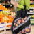 Black Polynesia Grocery Bag Plumeria With Hibiscus Pattern Tropical Vibes