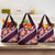Pink Polynesia Grocery Bag Plumeria With Hibiscus Pattern Tropical Vibes
