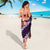 Purple Polynesia Sarong Plumeria With Hibiscus Pattern Tropical Vibes