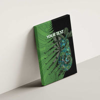Personalised New Zealand Darts Canvas Wall Art Aotearoa Maori Fern Mix Manaia Tattoo LT14 - Polynesian Pride