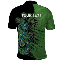 Personalised New Zealand Darts Polo Shirt Aotearoa Maori Fern Mix Manaia Tattoo LT14 - Polynesian Pride