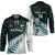 New Zealand Silver Fern Rugby Custom Hockey Jersey Go All Black Turquoise Maori Paua Shell - Polynesian Pride