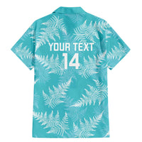 New Zealand Silver Fern Rugby Custom Family Matching Mermaid Dress and Hawaiian Shirt Go Aotearoa Champions Turquoise Version LT14 - Polynesian Pride
