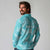 New Zealand Silver Fern Rugby Custom Long Sleeve Polo Shirt Go Aotearoa Champions Turquoise Version - Polynesian Pride