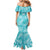 New Zealand Silver Fern Rugby Custom Mermaid Dress Go Aotearoa Champions Turquoise Version - Polynesian Pride