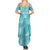 New Zealand Silver Fern Rugby Custom Summer Maxi Dress Go Aotearoa Champions Turquoise Version - Polynesian Pride