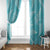 New Zealand Silver Fern Rugby Custom Window Curtain Go Aotearoa Champions Turquoise Version - Polynesian Pride