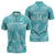 New Zealand Silver Fern Rugby Custom Zipper Polo Shirt Go Aotearoa Champions Turquoise Version - Polynesian Pride