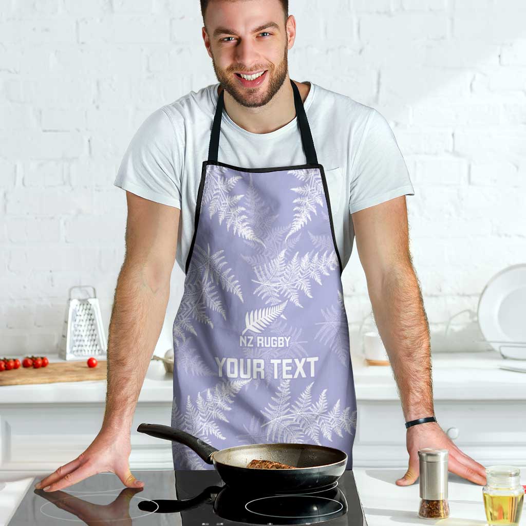 New Zealand Silver Fern Rugby Custom Apron Go Aotearoa Champions Purple Version - Polynesian Pride