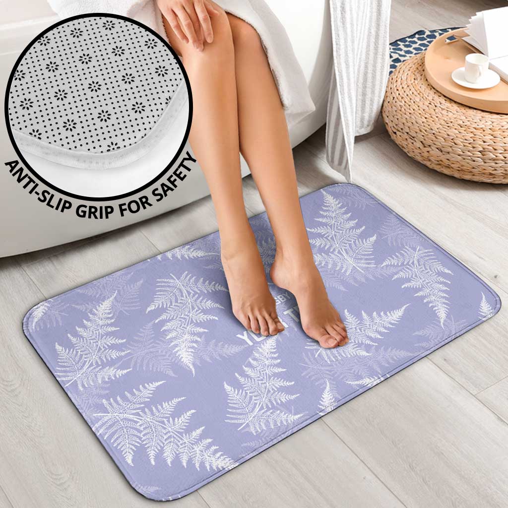 New Zealand Silver Fern Rugby Custom Bathroom Set Go Aotearoa Champions Purple Version - Polynesian Pride