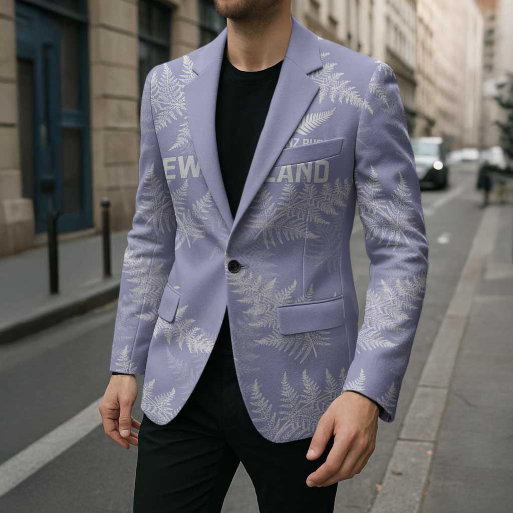 New Zealand Silver Fern Rugby Custom Blazer Go Aotearoa Champions Purple Version - Polynesian Pride