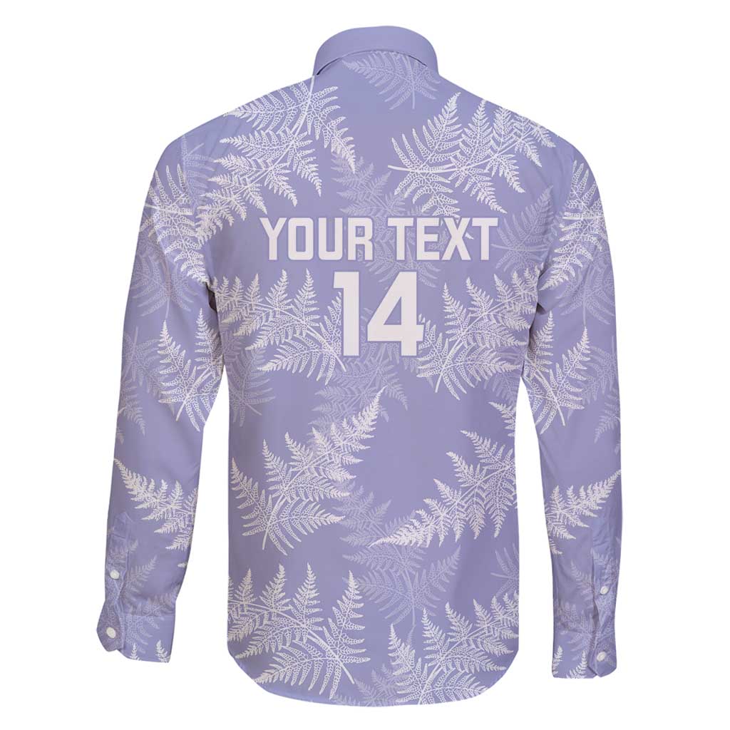 New Zealand Silver Fern Rugby Custom Family Matching Long Sleeve Bodycon Dress and Hawaiian Shirt Go Aotearoa Champions Purple Version LT14 - Polynesian Pride