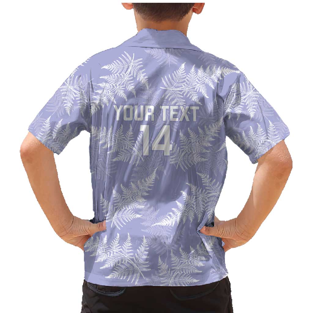 New Zealand Silver Fern Rugby Custom Family Matching Mermaid Dress and Hawaiian Shirt Go Aotearoa Champions Purple Version LT14 - Polynesian Pride