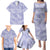 New Zealand Silver Fern Rugby Custom Family Matching Puletasi and Hawaiian Shirt Go Aotearoa Champions Purple Version - Polynesian Pride