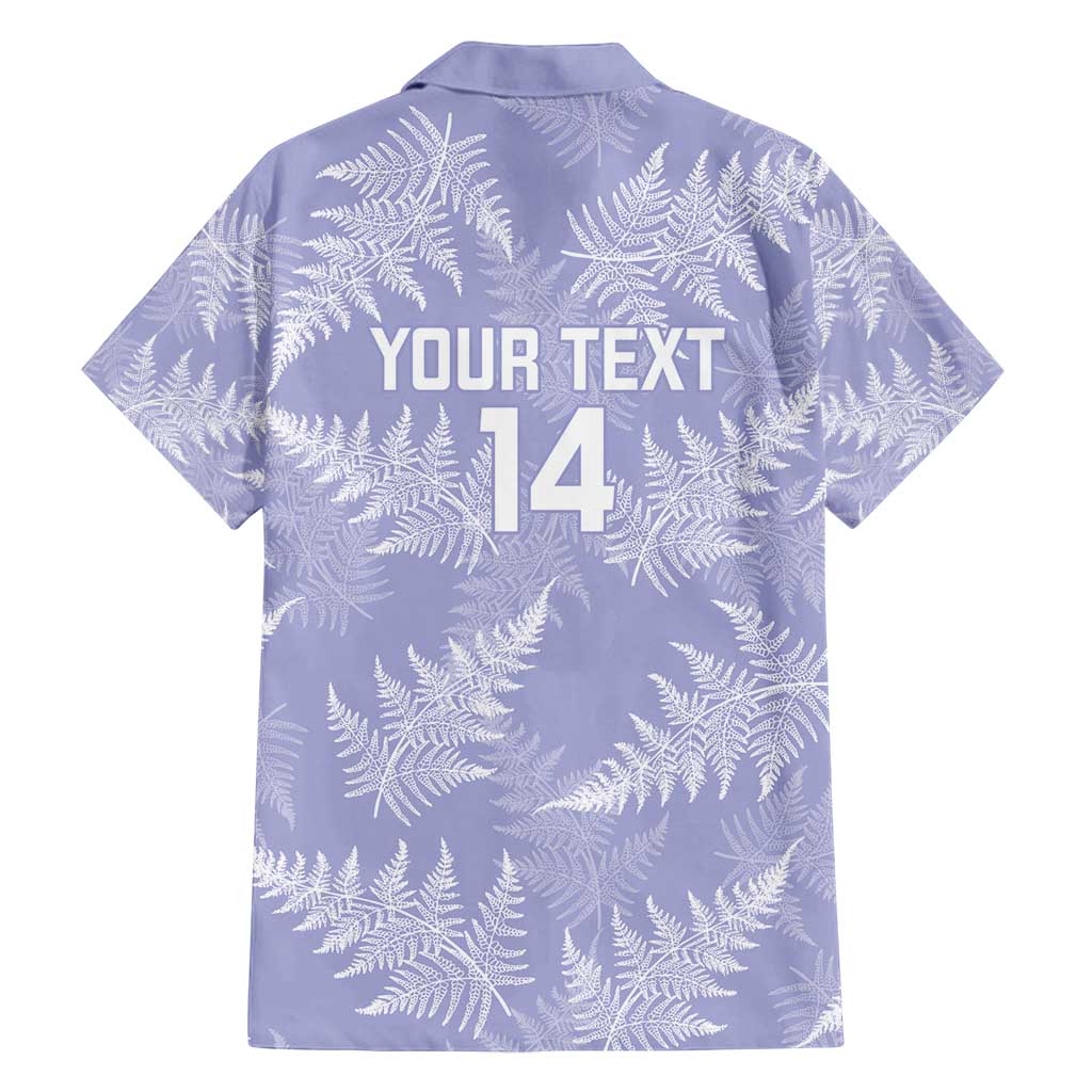 New Zealand Silver Fern Rugby Custom Family Matching Tank Maxi Dress and Hawaiian Shirt Go Aotearoa Champions Purple Version LT14 - Polynesian Pride