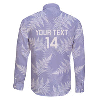 New Zealand Silver Fern Rugby Custom Family Matching Tank Maxi Dress and Hawaiian Shirt Go Aotearoa Champions Purple Version LT14 - Polynesian Pride